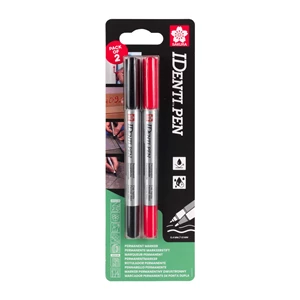 IDenti-Pen set | noir + rouge